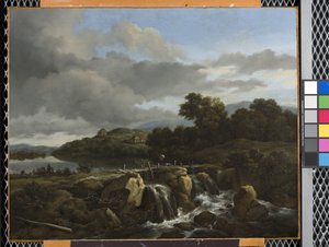 Landschap met Waterval
