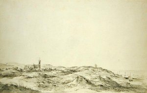 De duinen bij Wijk aan Zee door Jacob van Ruisdael