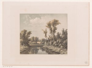 Landschap met rivier