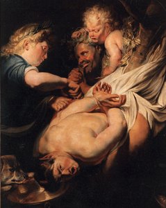 Apollo vilt Marsyas, ca. 1625 door Jacob Jordaens