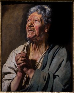 Figuur van een apostel (Sint Pieter), circa 1620 - 1621 (Olieverf op paneel) door Jacob Jordaens