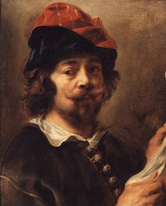 Zelfportret, ca. 1640 door Jacob Jordaens
