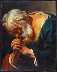 De berouwvolle Sint Petrus door Jacob Jordaens