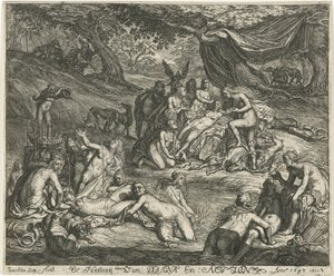 Diana ontdekt de zwangerschap van Callisto door Jacob Lois
