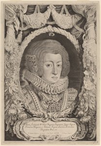 Maria Anna van Spanje door Jacob Louis after Pieter Claesz Soutman