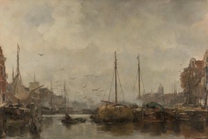 Stadsgezicht door Jacob Maris