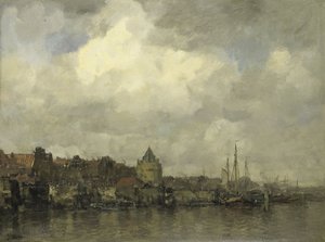 De Schreierstoren aan de Buitenkant te Amsterdam