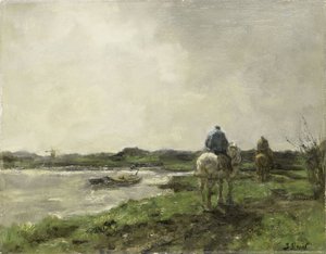 Jaagpad door Jacob Maris