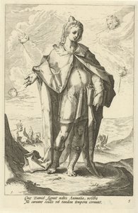 Daniël door Jacob Matham (attributed to)