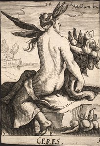 Ceres door Jacob Matham