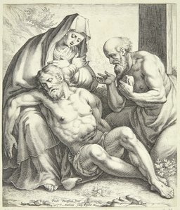 Pietà door Jacob Matham