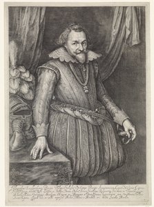 Portret Philip Willem, prins van Oranje door Jacob Matham