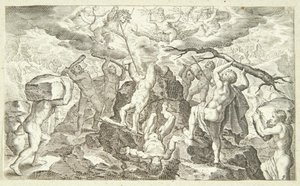 De slag tussen de goden en de titanen