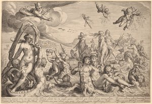 De triomf van Neptunus en Thetis