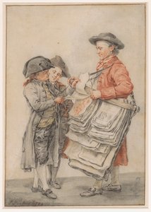 De prentverkoper door Jacob Perkois (signed by artist)