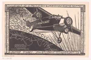 Vlucht van de Pelikaan van Amsterdam naar Batavia in 1933 door Jacob Pieter van den Bosch