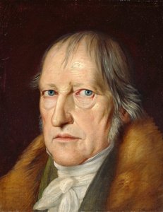 Portret van Georg Wilhelm Friedrich Hegel door Jacob Schlesinger