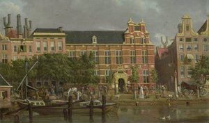 De Latijnse school aan de Singel, Amsterdam door Jacob Smies