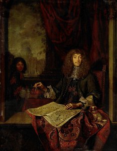 Portret van Carel Quina (1622-89), Ridder van het Heilig Graf en in Amsterdam geboren ontdekkingsreiziger van Azië