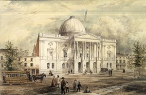 County Court House, Brooklyn, 1863 door Jacob Wells