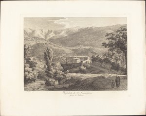 Ospitaletto van San Francesco, buiten Subiaco door Jacob Wilhelm Mechau