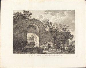 Poort van Falerium nu Fallari verwoeste Etruskische stad