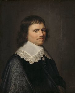 Portret van een man, vermoedelijk Salomon van Schoonhoven (1617-1653), luitenant van Putten