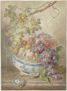 Schaal met fruit door Jacob Xavery