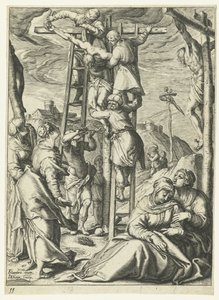 De kruisafname door Jacob de Gheyn (II)
