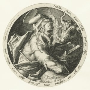 Evangelist Lucas door Jacob de Gheyn (II)