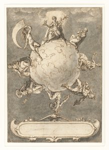 Ontwerp voor de laatste prent in de reeks Omnium rerum vicissitudo est