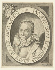 Portret van Jacobus Duym op 53-jarige leeftijd