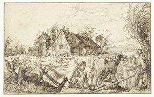 The farm door Jacob de Gheyn (II)