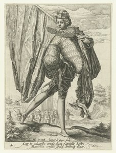 Vaandrig Officieren en soldaten (series title) door Jacob de Gheyn (II)