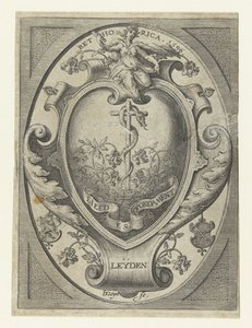Wapen van de Leidse rederijkerskamer Liefde is 
