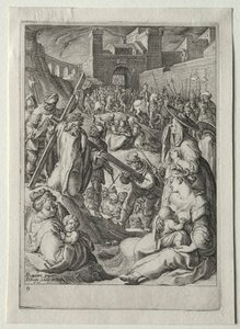 Passieset:  Christus draagt het kruis