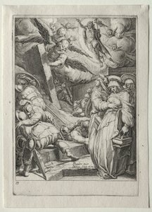 Passieset:  De Wederopstanding door Jacob de Gheyn II