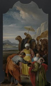 Sint Filippus doopt de eunuch