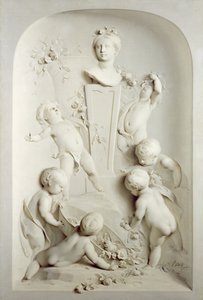 Lente, 1751 door Jacob de Wit