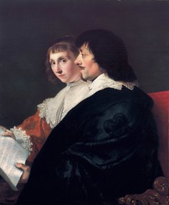 Double Portrait of Constantijn Huygens (1596-1687) and Suzanna van Baerle (1599-1637)