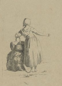 Vrouw met een mand