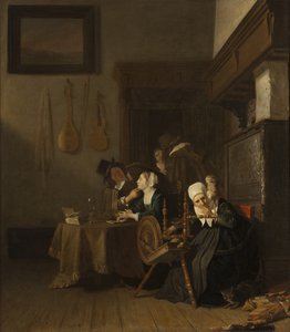 Verwennende oude dame