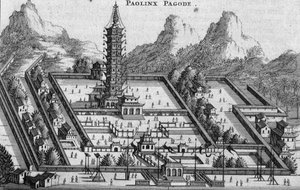 De Paolinx-pagode, uit een verslag van een Nederlandse ambassade naar China door Jacob van Meurs