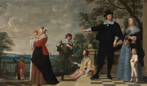 Portret van een Brugse familie