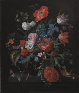 Een bos bloemen door Jacob van Walscapelle
