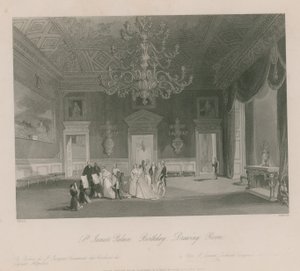 Verjaardagsvieringen in een salon in St James