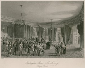 Buckingham Palace, de bibliotheek, buitenlandse ontvangst