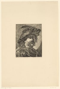 Zelfportret van Rembrandt door Jacobus Adrianus Weiland