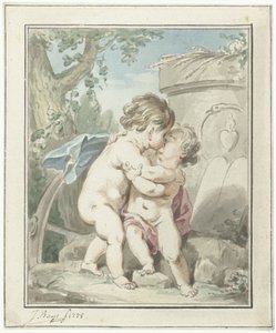 Allegorie op de liefde door Jacobus Buys