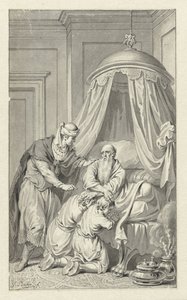 Jakob zegent Manasse en Efraïm
